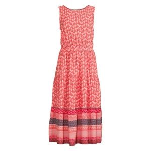 Beachlunchlounge Women's Sleeveless Cutout Midi Dress Size M Boho Chic Summer